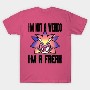 i'm not a weirdo i'm a freak "yellow pink purple" T-Shirt